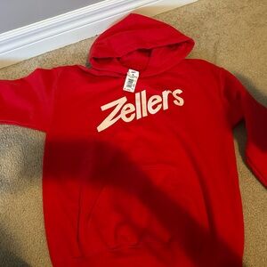 Red Zellers Hoodie
